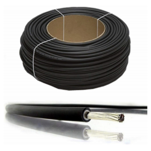 Cable, 4 mm2 x 100m / roll Black