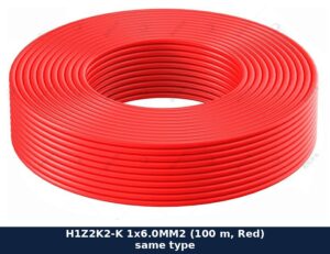 Cable, 6 mm2 x 100m / roll Red