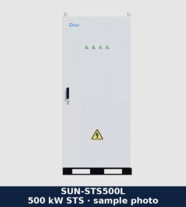 500 kW STS - static transfer switch