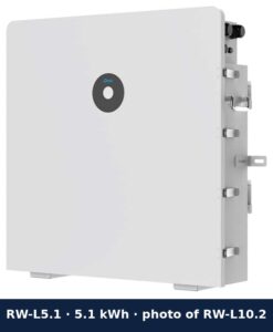 LV 5.1 kWh battery IP65 (max 64 parallel = 163.84 kWh)