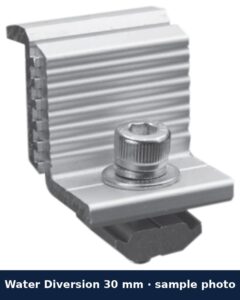 Water Diversion 30mm — For 30mm Thickness