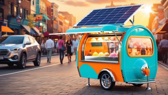 Solar food cart – Example images