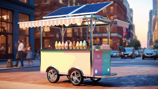 Solar food cart – Example images