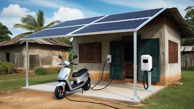 Solar charging station – Example images