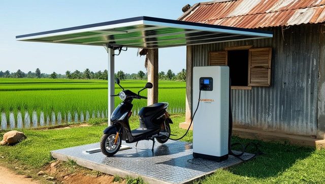 Solar charging station – Example images