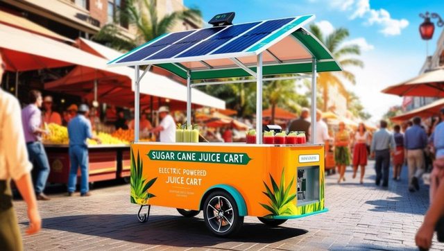 Solar food cart – Example images